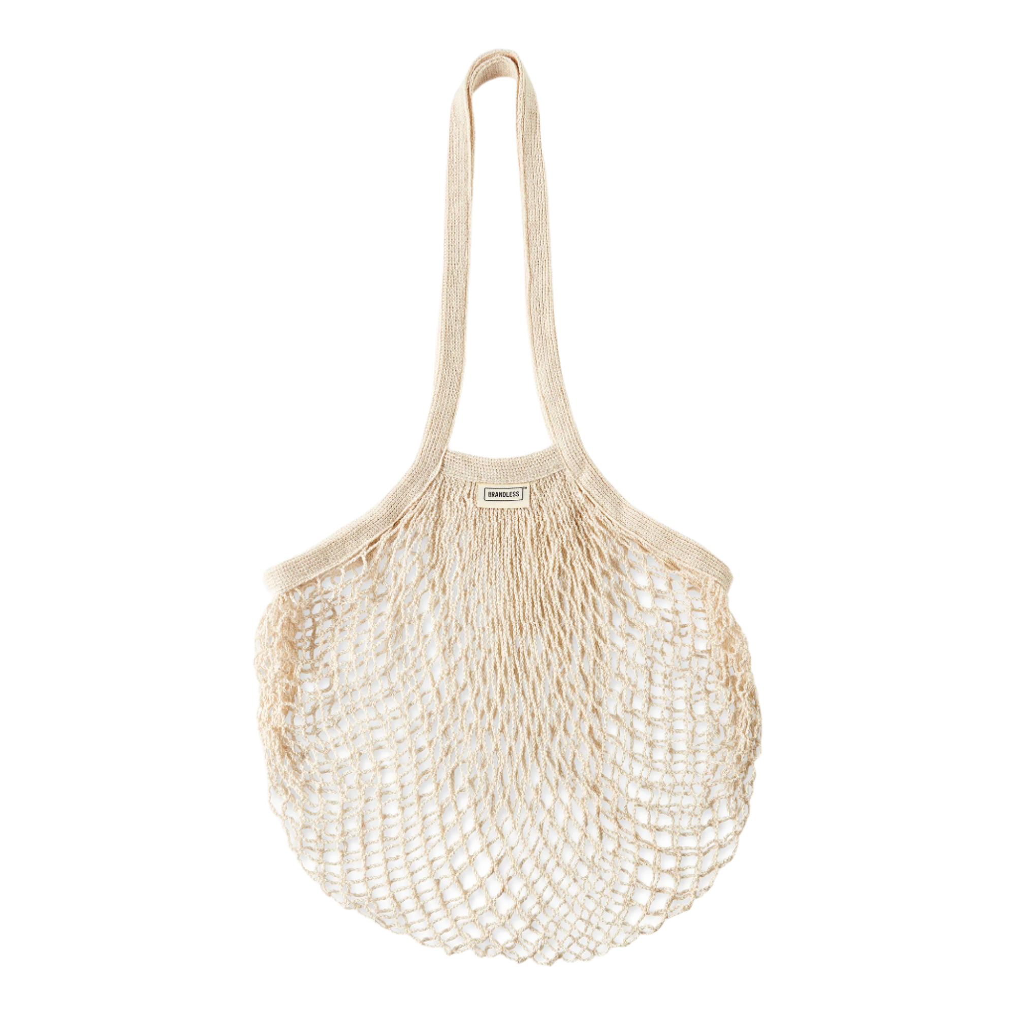 Cotton net tote bag best sale