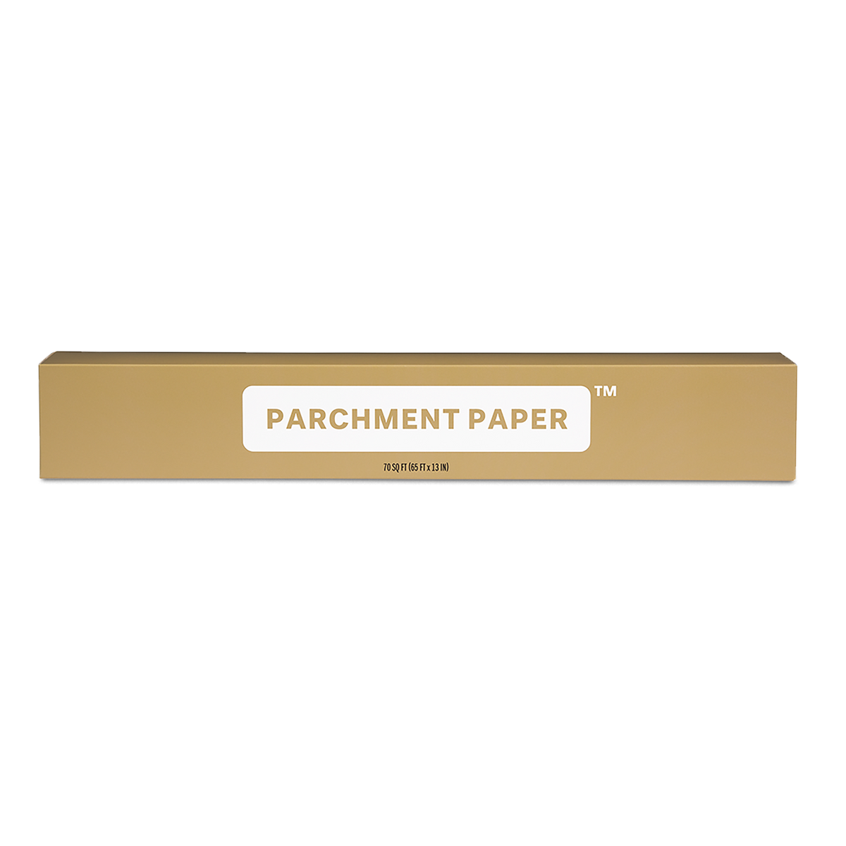 Product photo, front of box showing the product name: parchment paper.