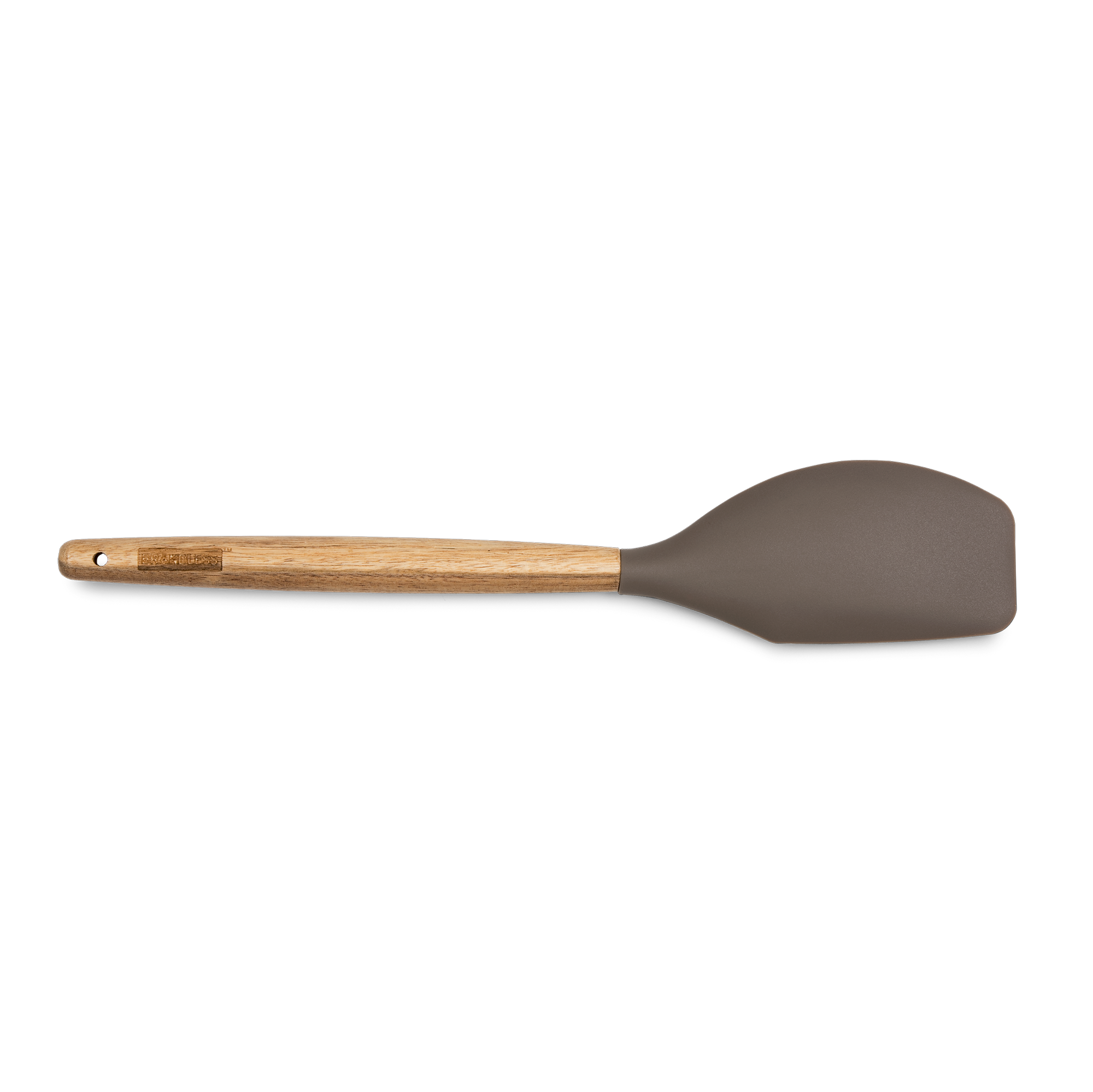 Product photo, silicone spatula, side view