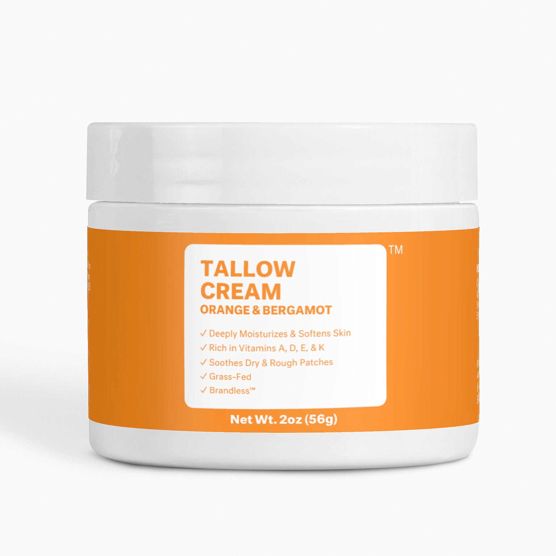 Tallow Cream Orange & Bergamot