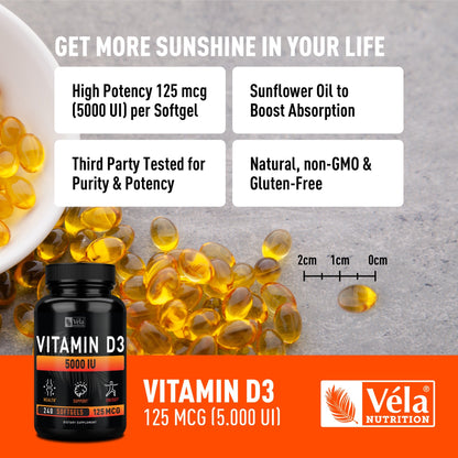 Vitamin D3 Softgels