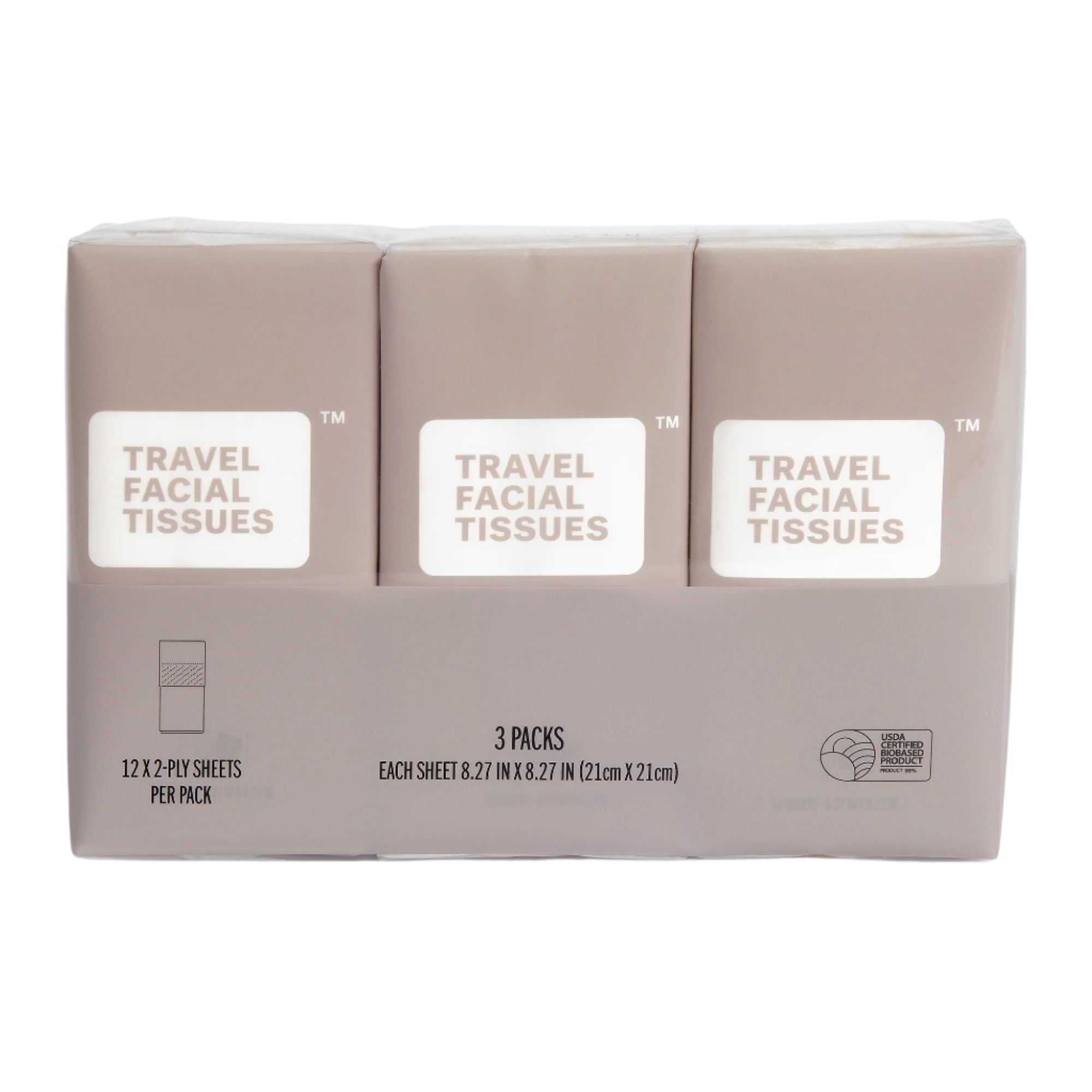 Tree Free Travel Tissue - 3 Pack