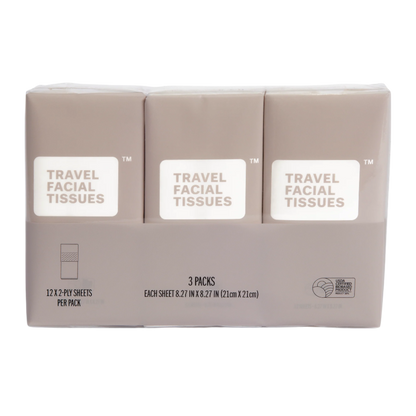 Tree Free Travel Tissue - 3 Pack