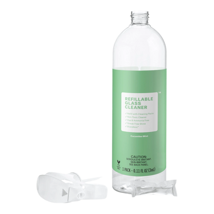 Refillable Glass Cleaner - Cucumber Mint