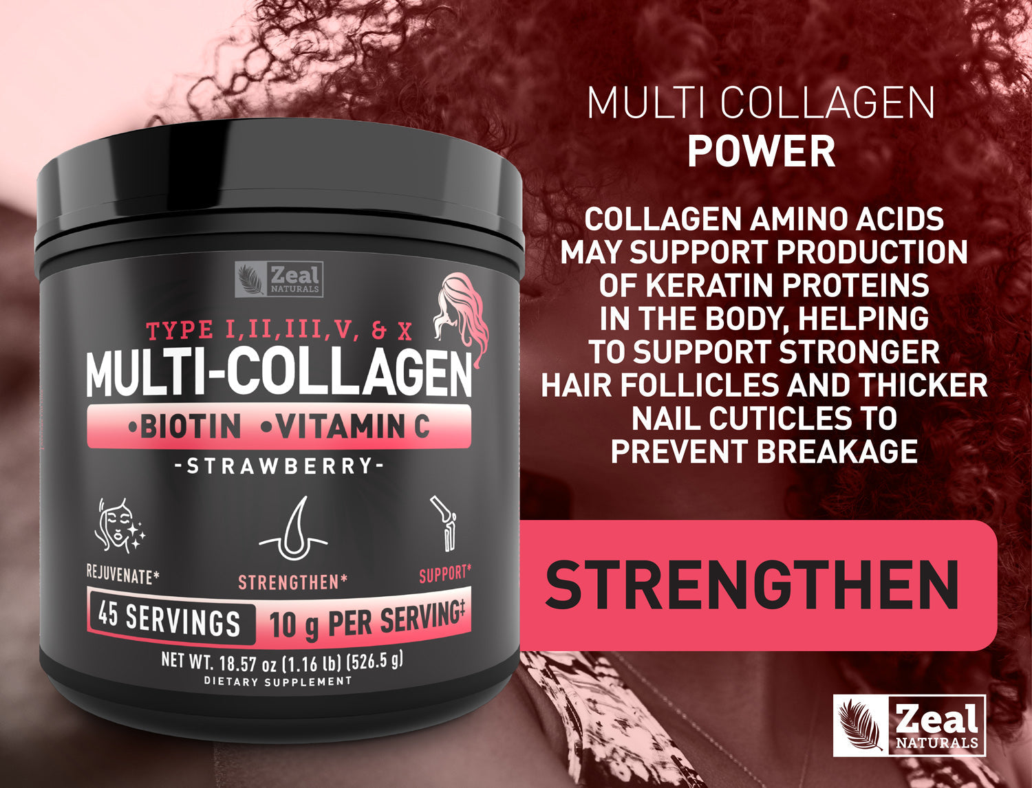 Premium Multi Collagen Peptides Powder