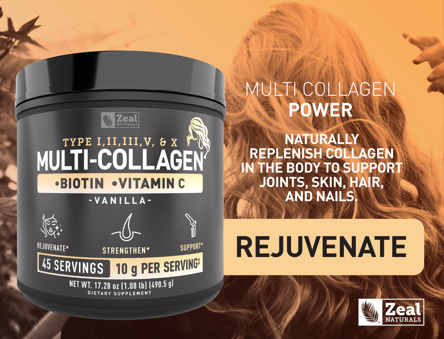 Premium Multi Collagen Peptides Powder