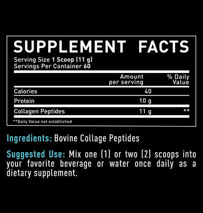 Collagen Peptides Powder with Grass-Fed Hydrolyzed Collagen