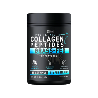 Collagen Peptides Powder with Grass-Fed Hydrolyzed Collagen