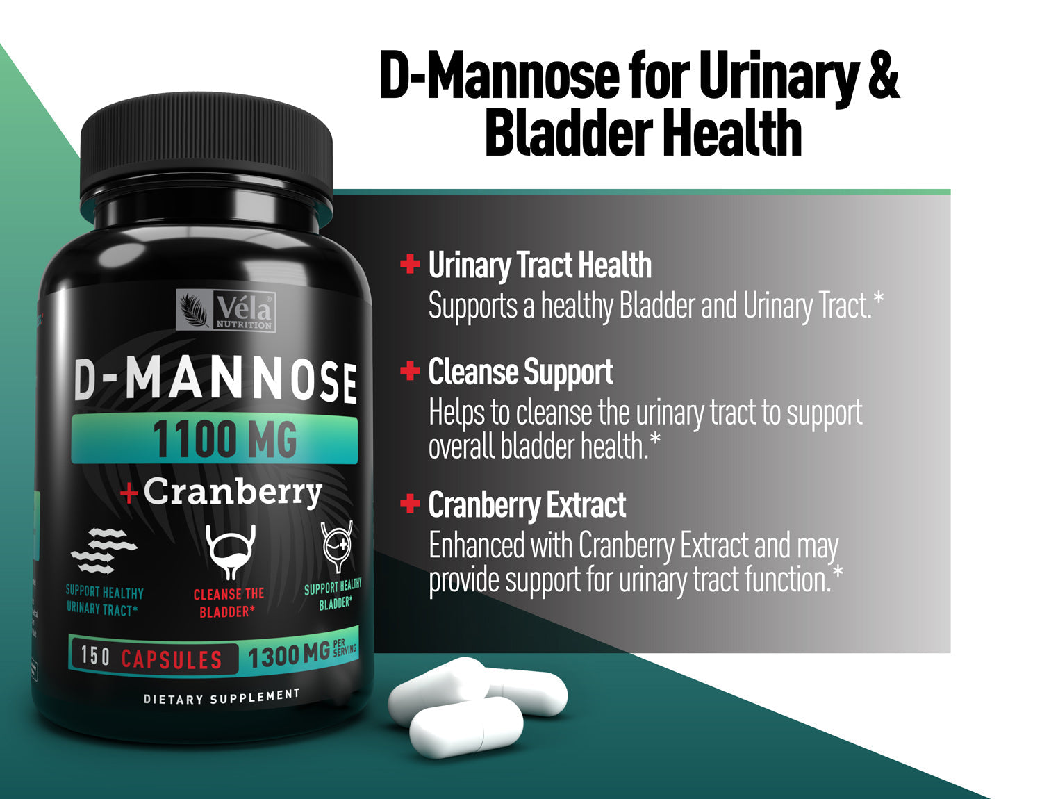 D-Mannose with Cranberry Extract