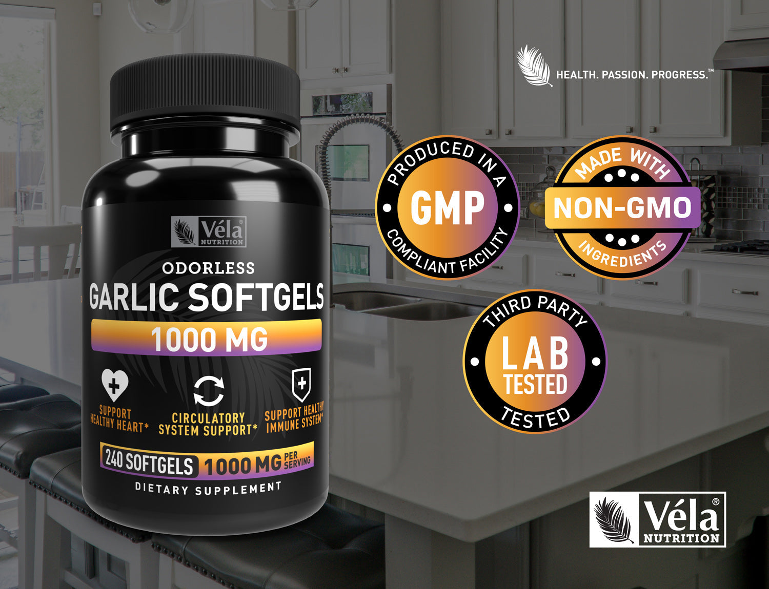 Odorless Garlic Softgels