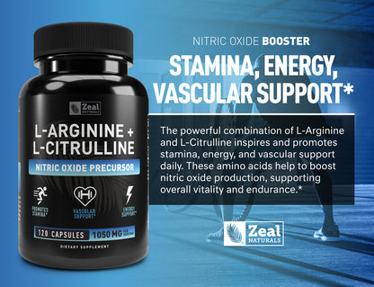 L-Arginine + L-Citrulline Capsules