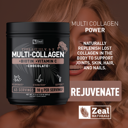 Premium Multi Collagen Peptides Powder