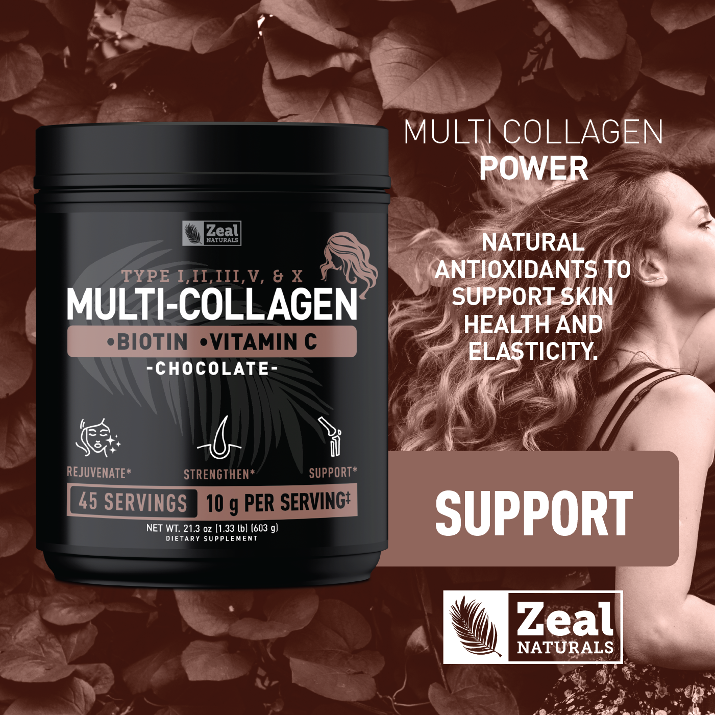 Premium Multi Collagen Peptides Powder