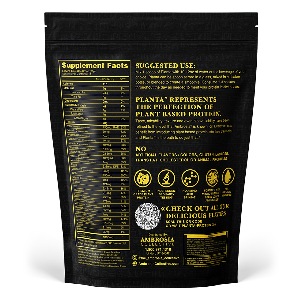 14 Servings Planta Premium Plant Protein