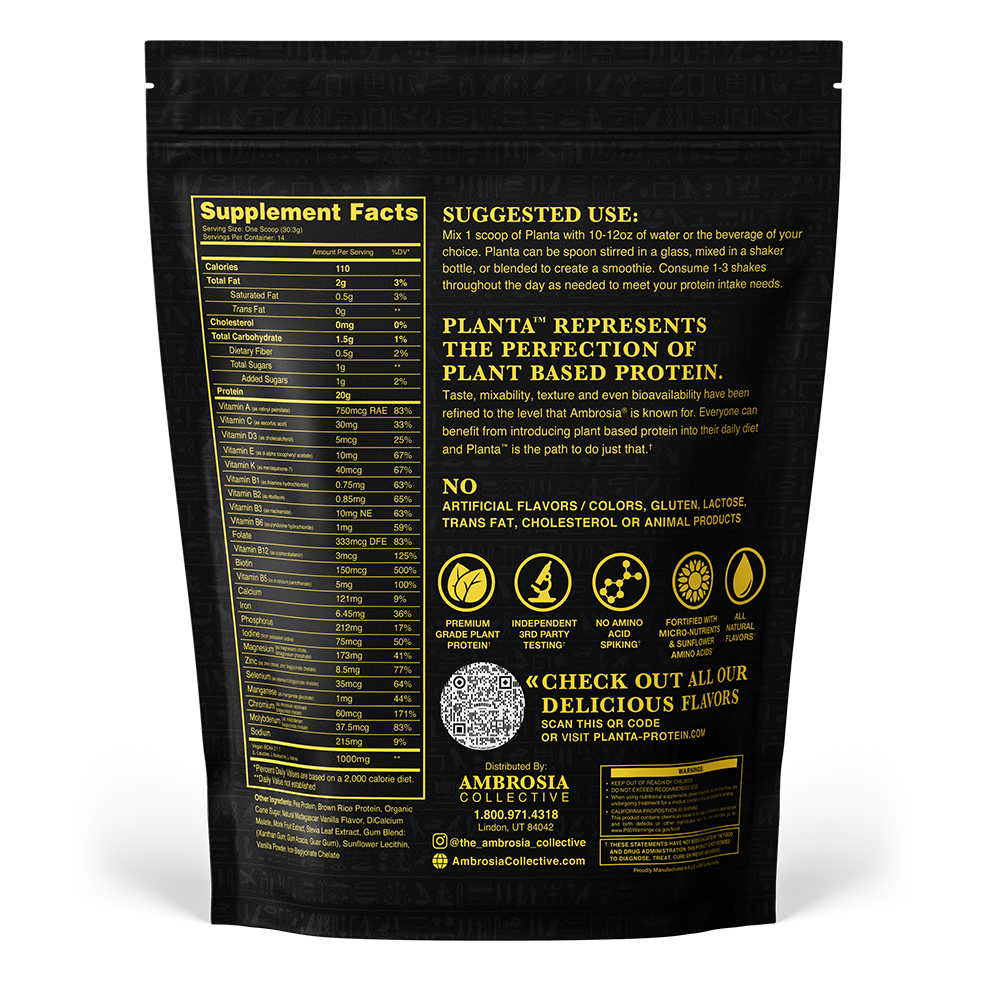 14 Servings Planta Premium Plant Protein