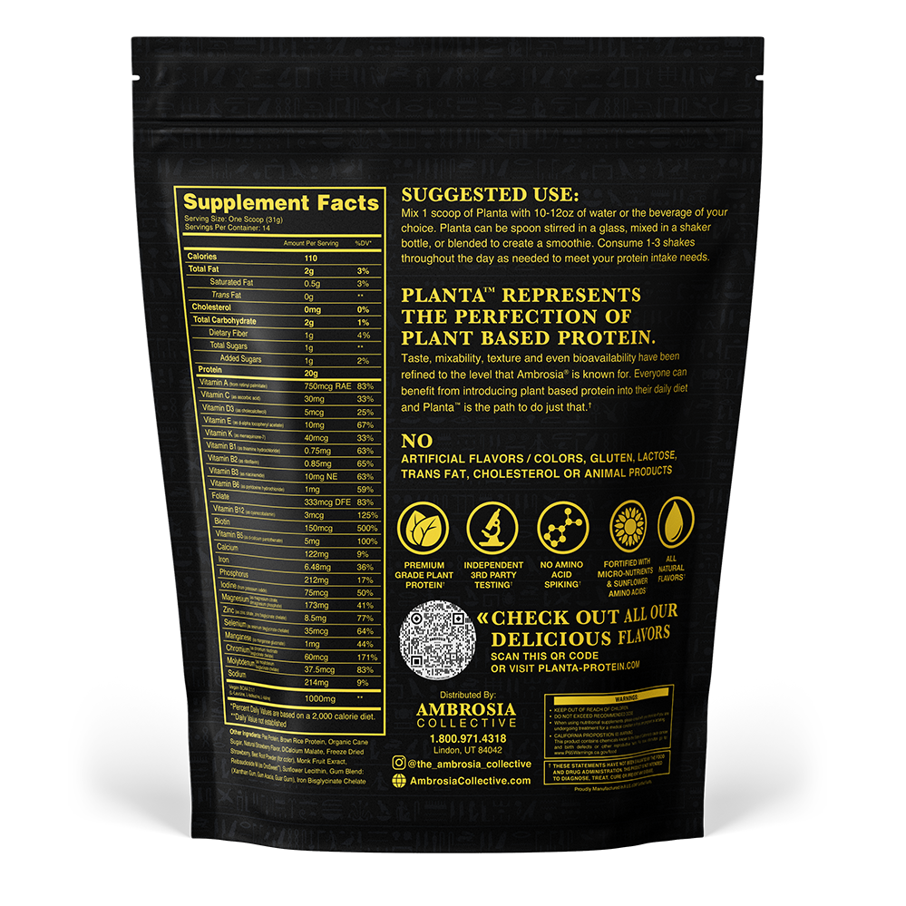 14 Servings Planta Premium Plant Protein