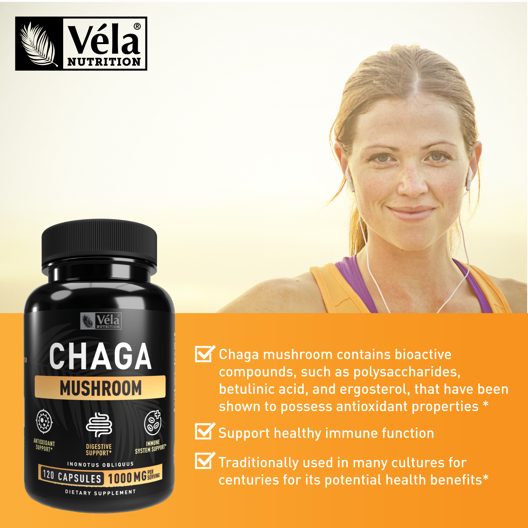 Chaga Mushroom Capsules