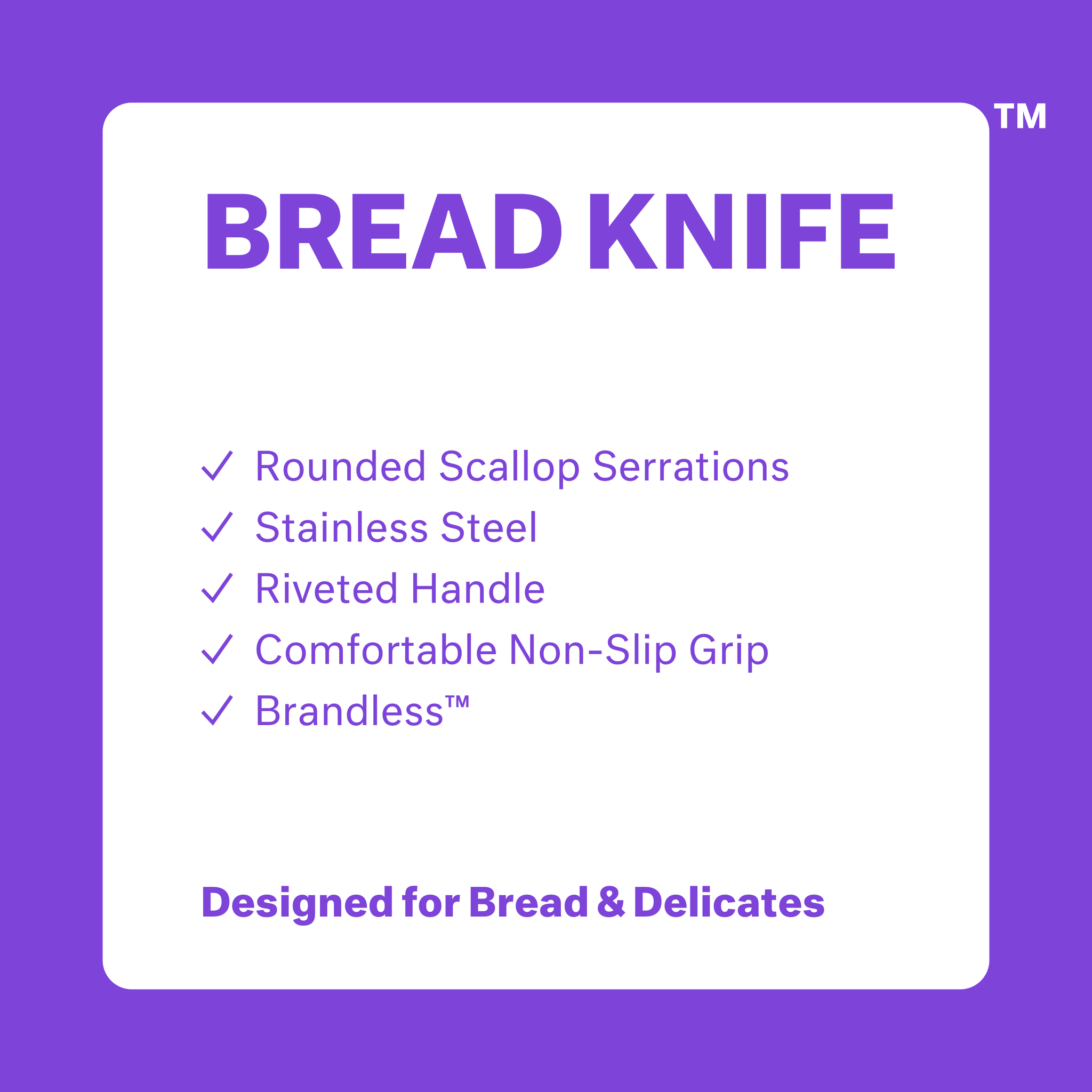 8" Bread Knife Brandless