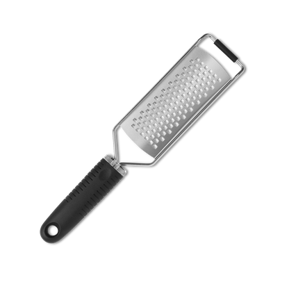 bottom view, coarse cheese grater